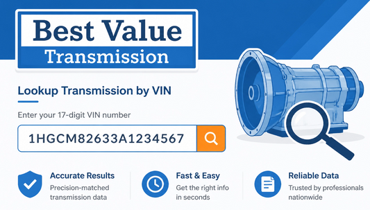 Transmission By VIN Lookup: How To Find The Correct Replacement Transmission